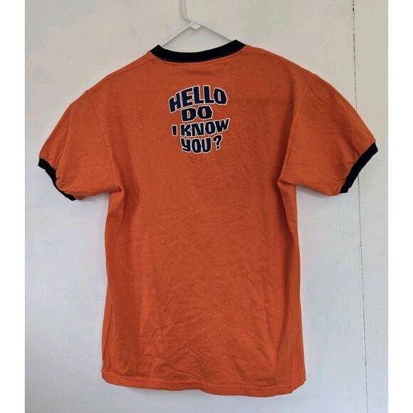 Spongebob Squarepants T-Shirt Mens‎ L Patrick Hello Do I Know You Ringer Y2K - Picture 6 of 8